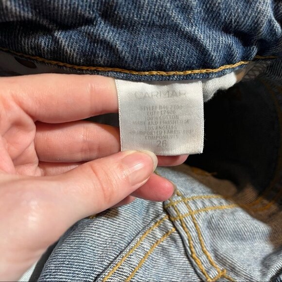 LF Carmar Shredded High Rise Blue Jeans - Picture 4 of 5